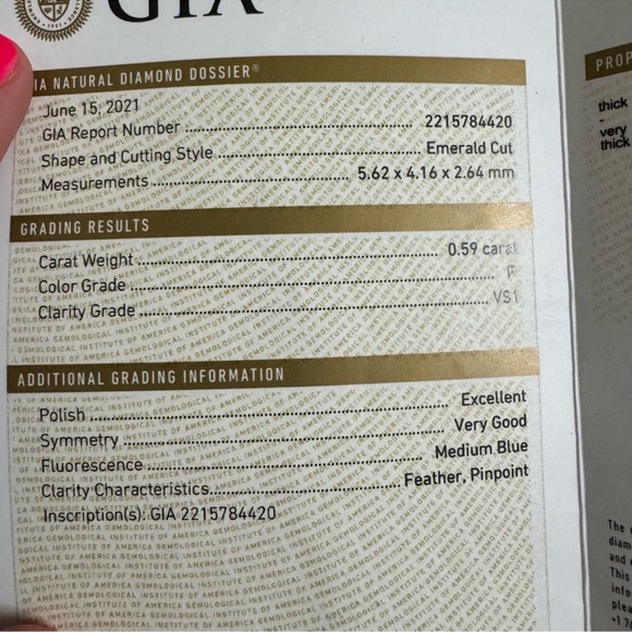 1-1/4 CT. T.W. GIA-Graded Emerald-Cut Diamond Engagement Ring in 14K White Gold - Picture 3 of 4